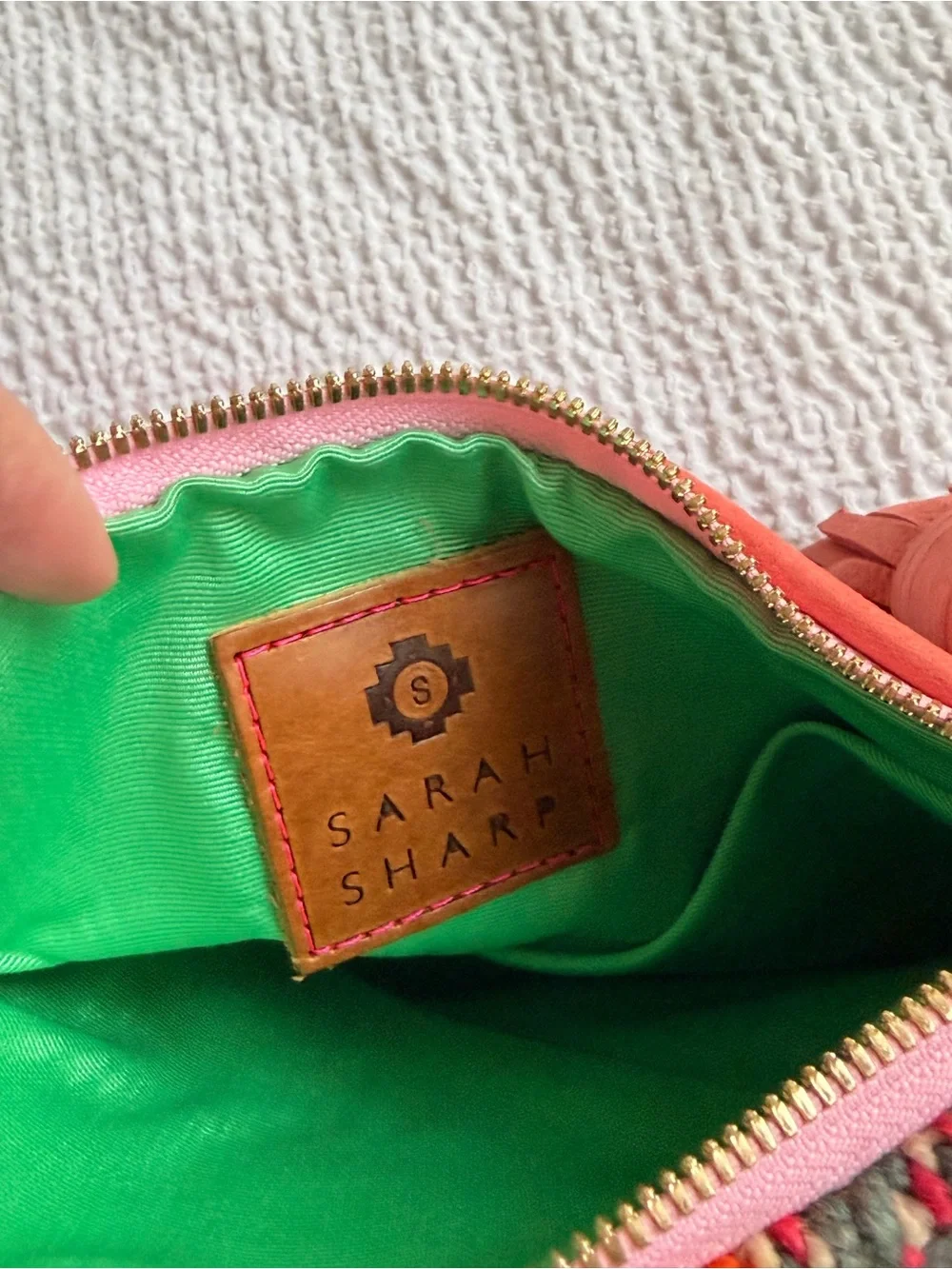 Sarah Sharp handwoven cosmetic